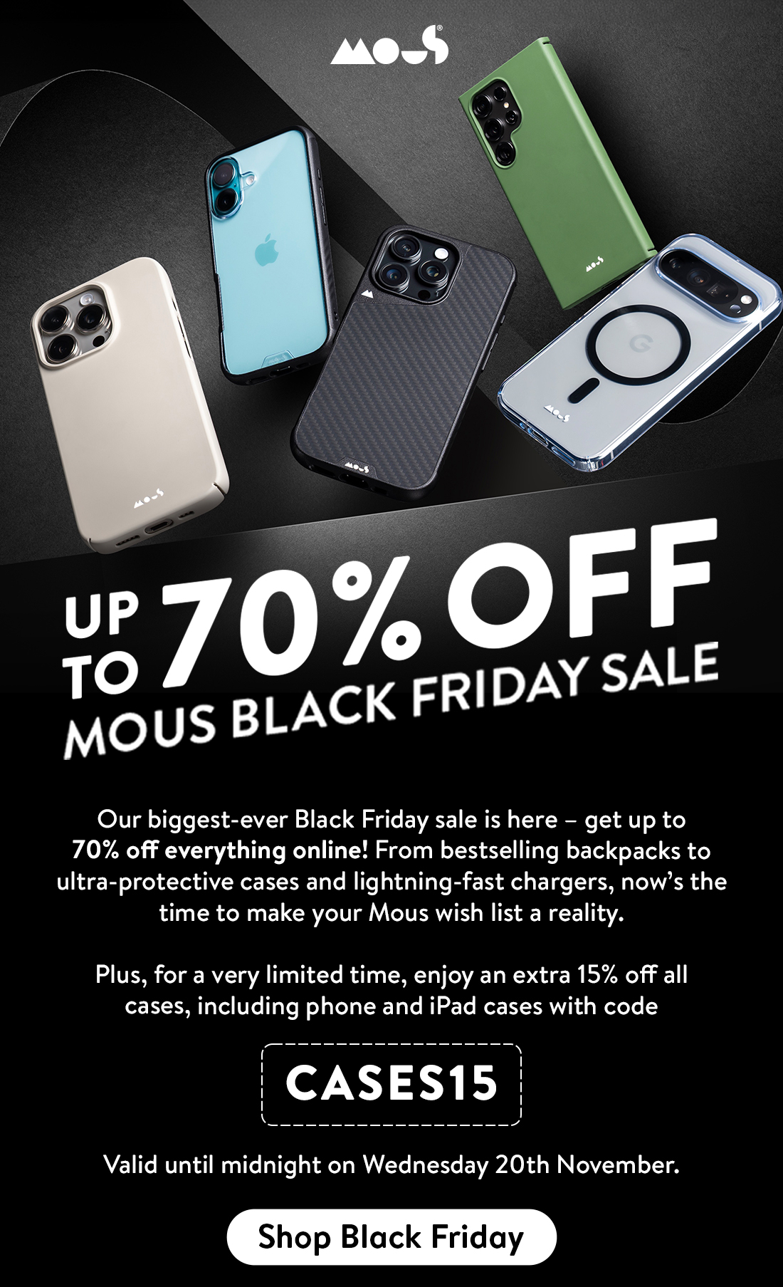 Up to 70% off Black Friday Sale 