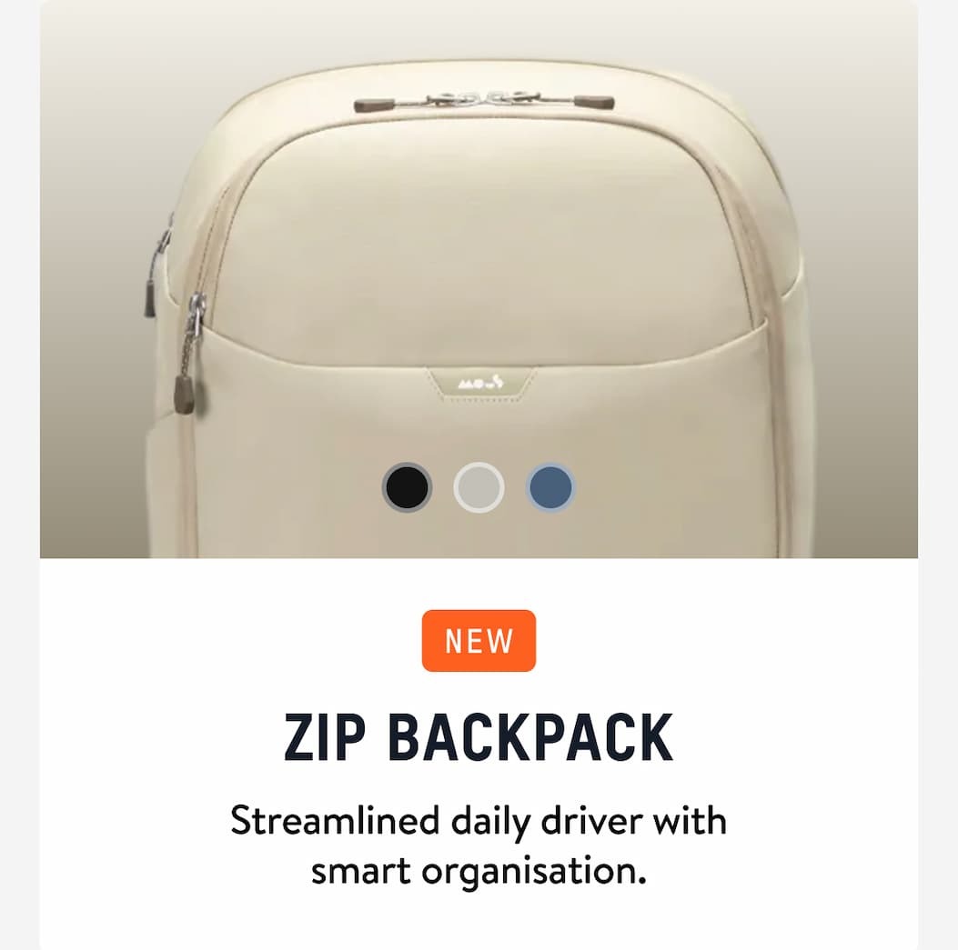 Shop Zip Backpack