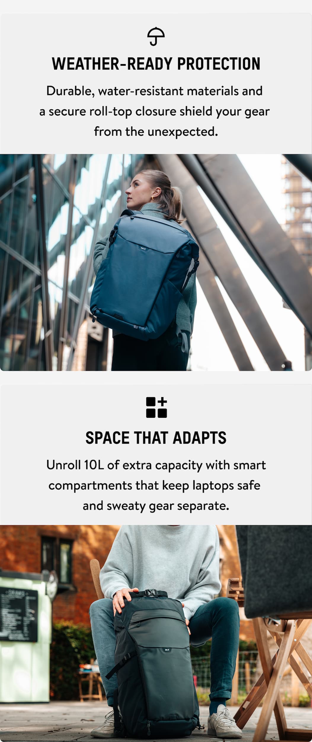 Protective RollTop Bag