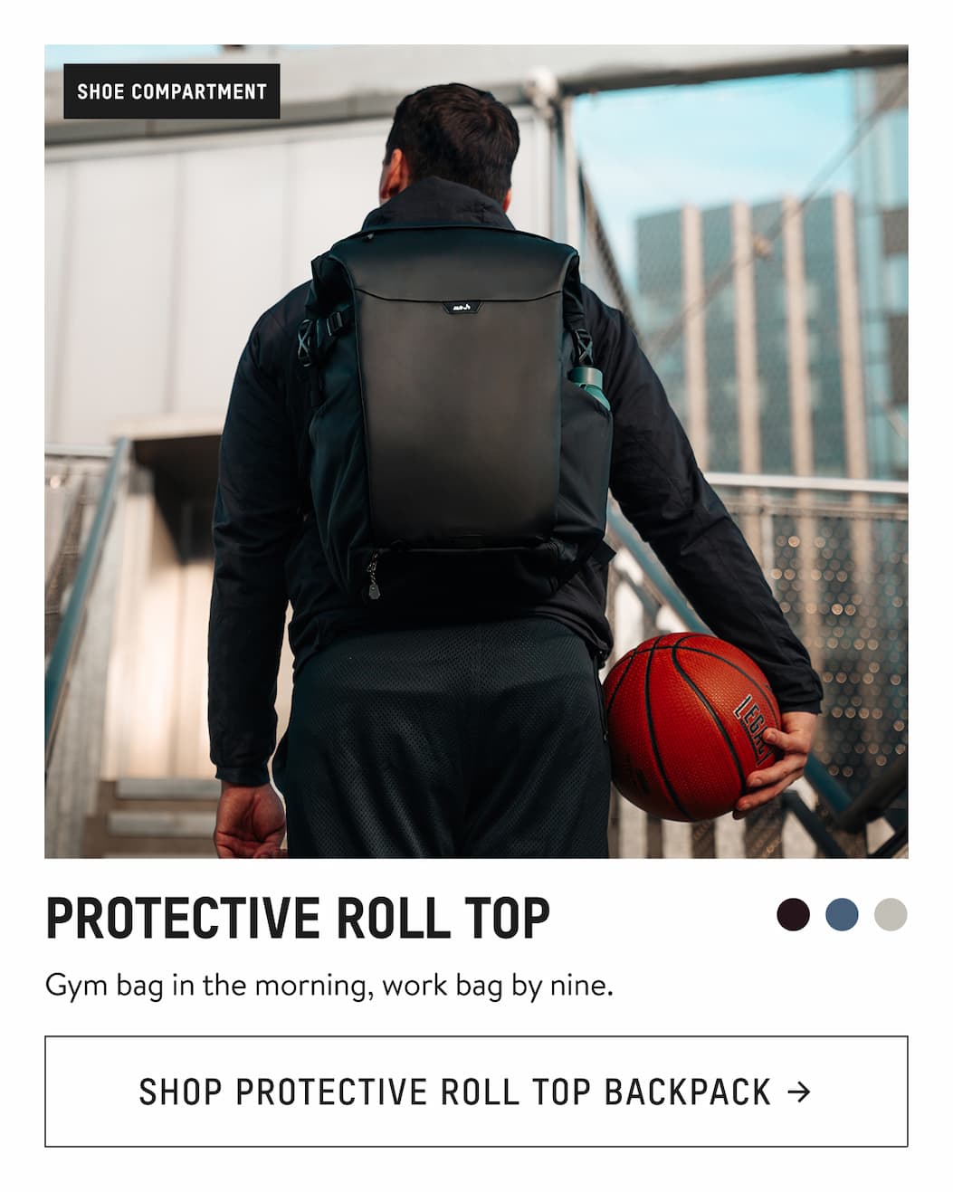 Shop Protective Roll Top Backpack