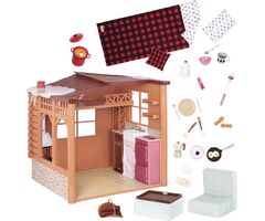Our Generation Σετ Winter Cabin With Electronics (BD37961Z)