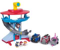 Paw Patrol Πύργος Αποστολών Με 3 Φιγούρες & Οχήματα (6070237)