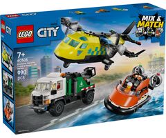 LEGO City Airplane, Service Truck & Hovercraft Remix (60505)