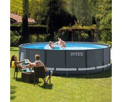 Intex Πισίνα-Ultra Xtr Frame Set 4.88m x 1.22m (26326NP)