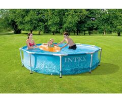 Intex Πισίνα Metal Frame Beachside 305x76cm (28208NP)