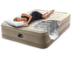 Intex Στρώμα Queen Ultra Plush Airbed With Fiber-Tech 152x203x46cm (64428ND)