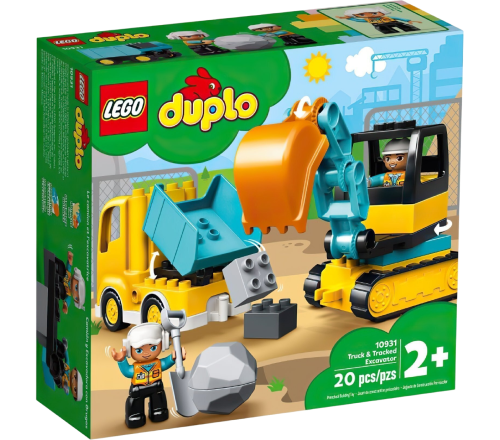 LEGO 10931 DUPLO TOWN ВАНТАЖІВКА ТА ГУСЕНИЧНИЙ ЕКСКАВАТОР