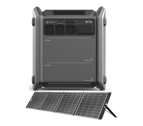 ПОРТАТИВНА СТАНЦІЯ SEGWAY CUBE 2000 2584W 2048WH+ПАНЕЛЬ 2E 400 ВТ