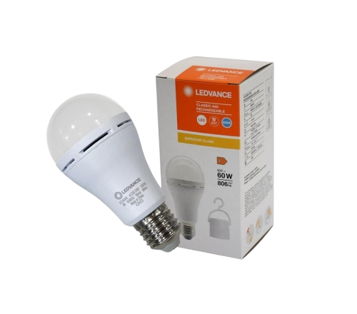 ЛАМПА СВІТЛОДІОДНА LEDVANCE АКУМУЛЯТОРНА A60 ЛАМПА СВІТЛОДІОДНА LEDVANCE АКУМУЛЯТОРНА A60