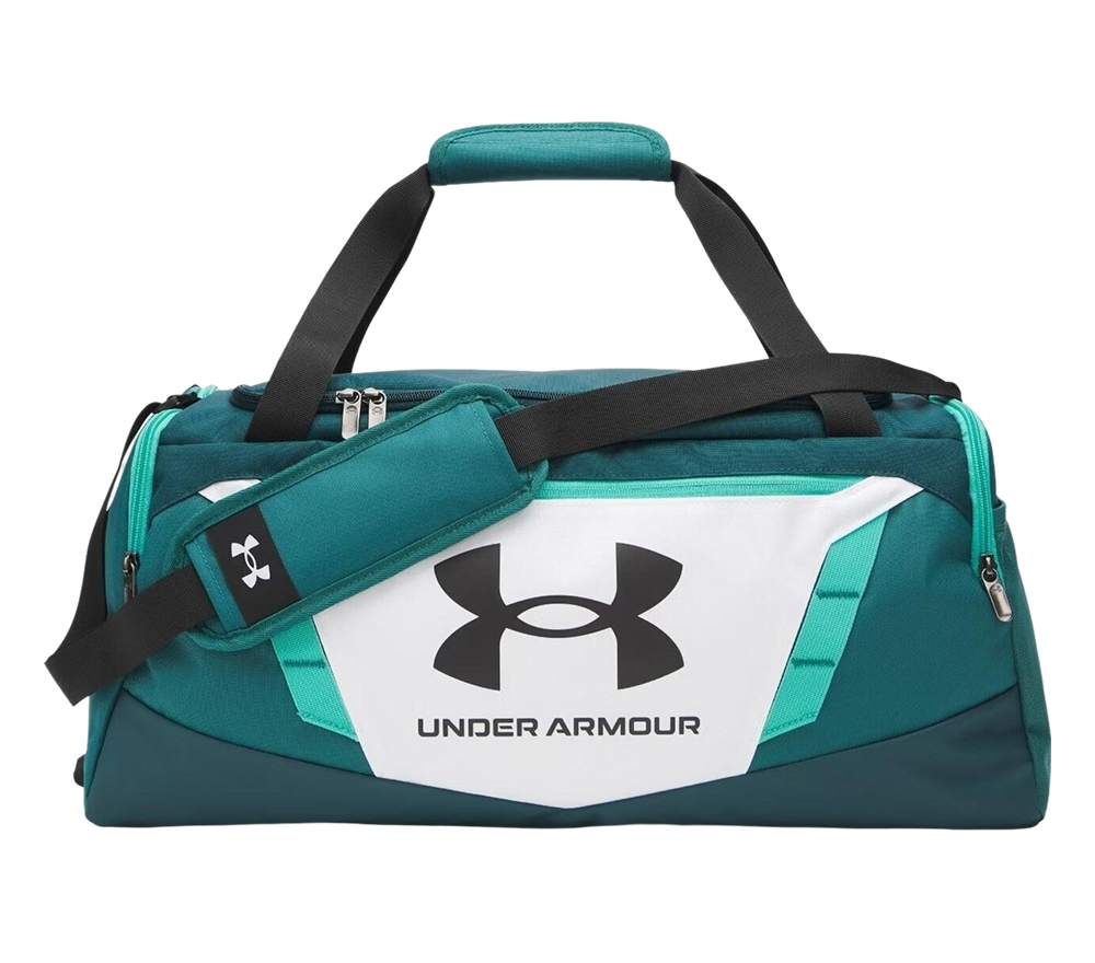 Сумка Under Armour Undeniable 5.0 Duffle SM 40L 1369222-100 зелена/біла Сумка Under Armour Undeniable 5.0 Duffle SM 40L 1369222-100 зелена/біла