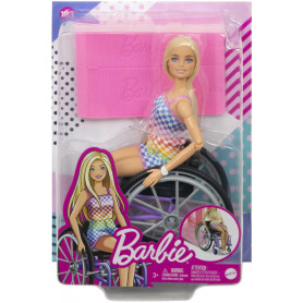 Image of Barbie Doll With Wheelchair And Ramp