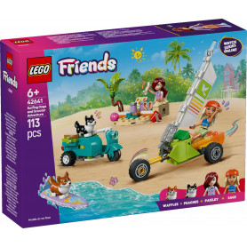 Image of Lego Friends Surfing Dogs And Scooter Adventure 42641