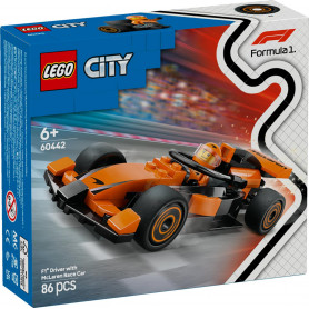 Image of Lego City F1 Driver With McLaren Race Car 60442