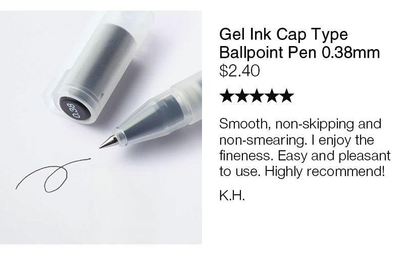 Gel Ink Cap Type Ballpoint Pen