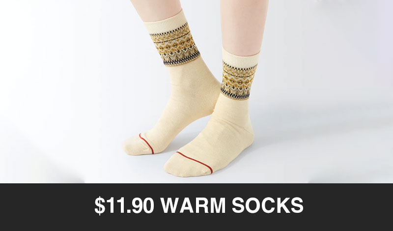 Shop $11.90 Winter Warm Socks