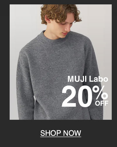 Shop 20% Off MUJI Labo!