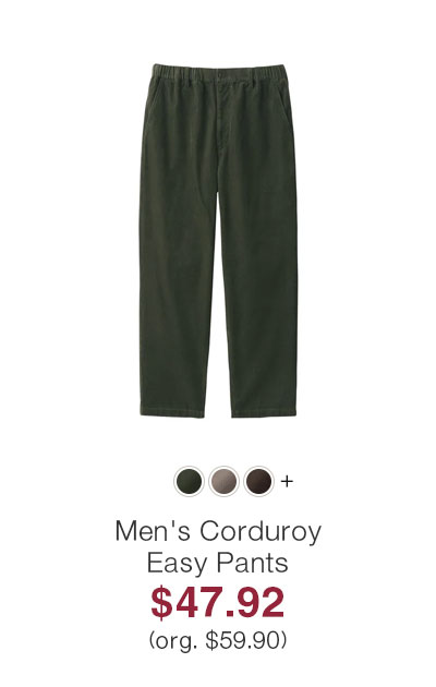 Shop Men's Corduroy Easy Pants