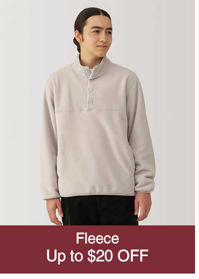 Shop Fleece Outerwear Up to $20 Off