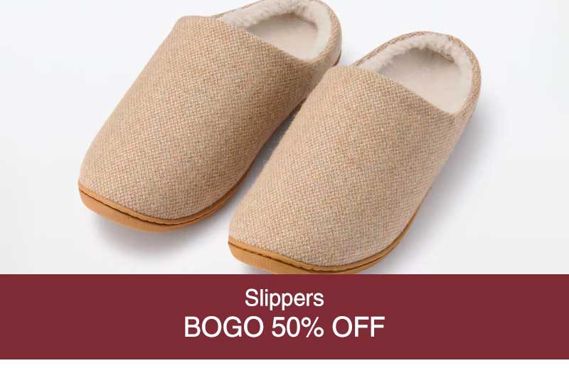 Shop Slippers BOGO 50% Off