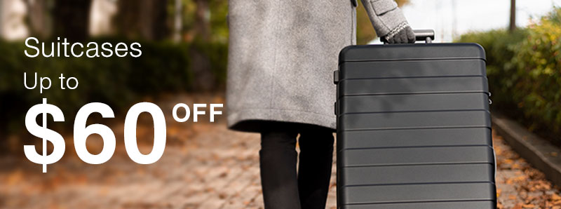 Shop Up to $60 Off Suitcases