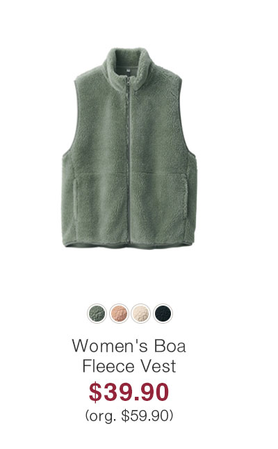 Shop Women's Boa Fleece Vest