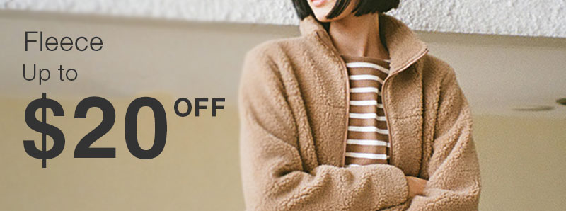 Shop $20 Off Fleece