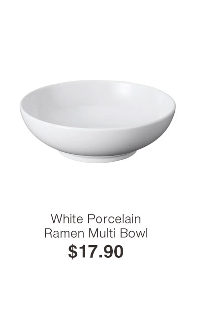 Shop White Porcelain Ramen Multi Bowl