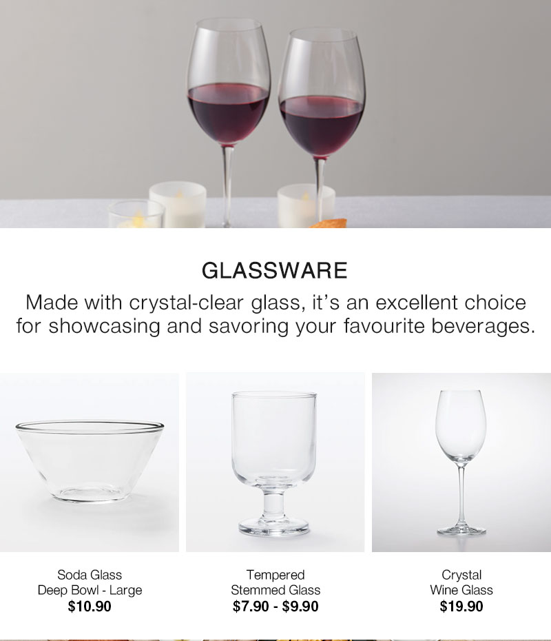 Shop Glassware