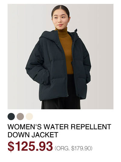 Shop Women's Water Repellent Down Jacket