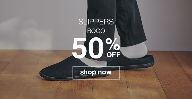 Shop BOGO 50% Off Slippers