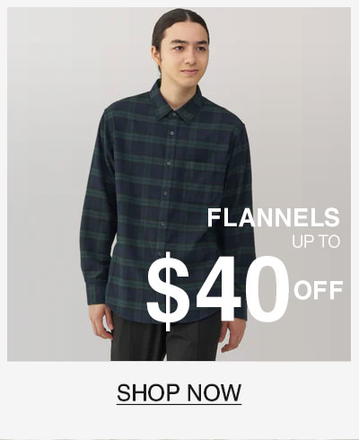 Shop Up to $40 Off Flannels