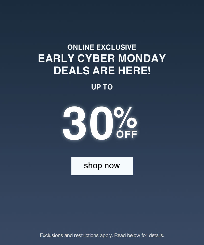 Shop Up to 50% OFF Cyber Monday Deals Online Only!