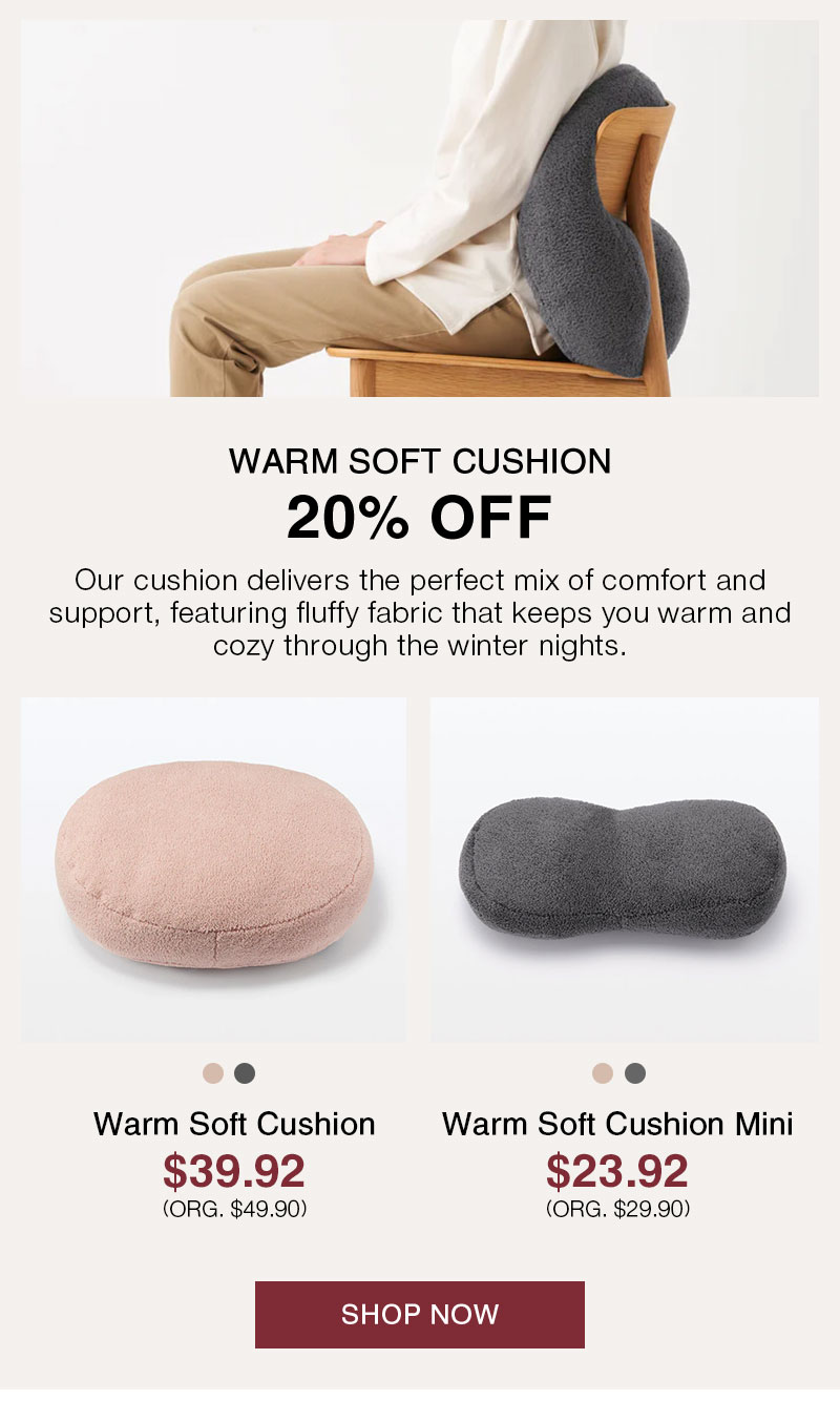 Shop 20% Off Warm Soft Cushions