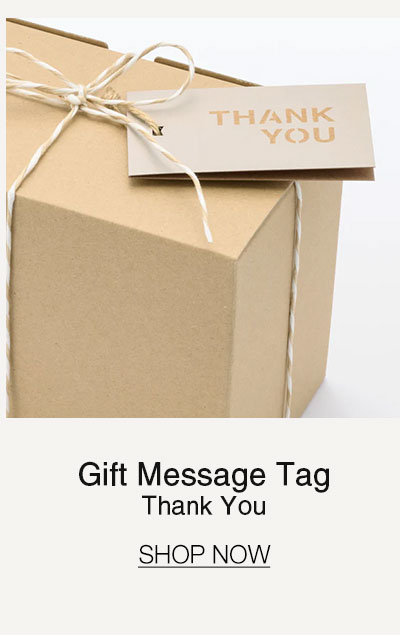 Shop Gift Message Tag - Thank You