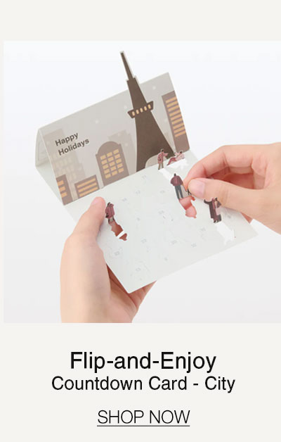 Shop Flip-and-Enjoy Countdown Card - City