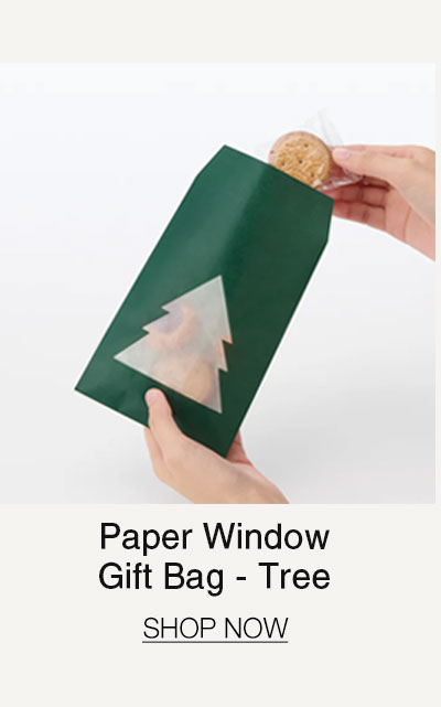 Shop Paper Window Gift Bag - Tree