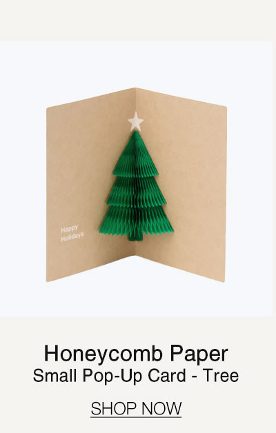 Shop Honeycomb Paper Small Pop-Up Card - Tree