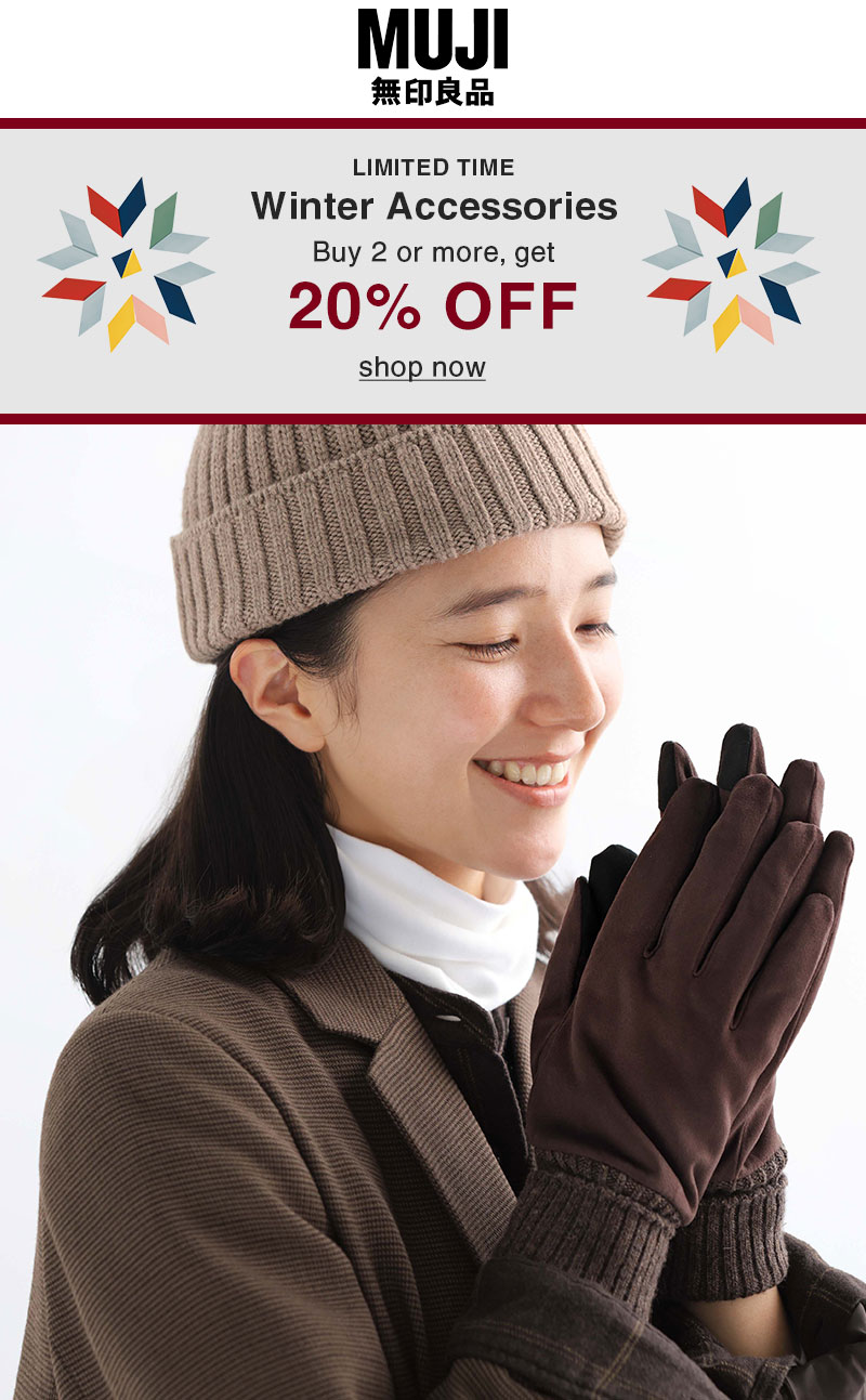 Shop 20% Off Winter Accessories For A Limited Time!