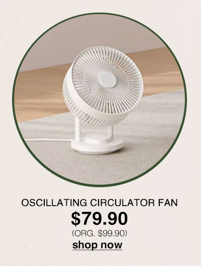 Shop Oscillating Circulator Fan $20 Off