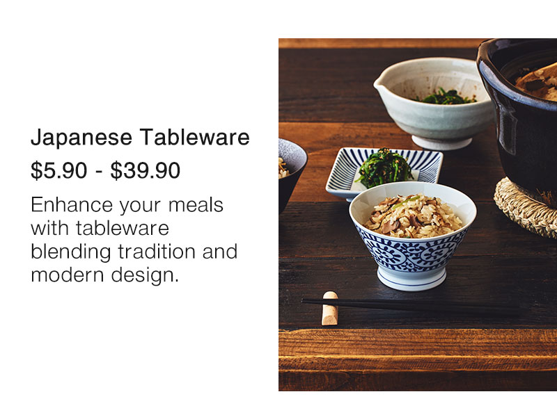 Shop Japanese Tableware