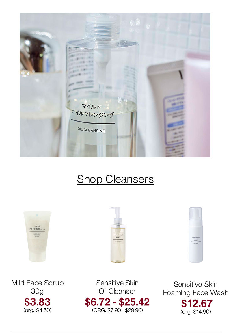 Shop Cleansers