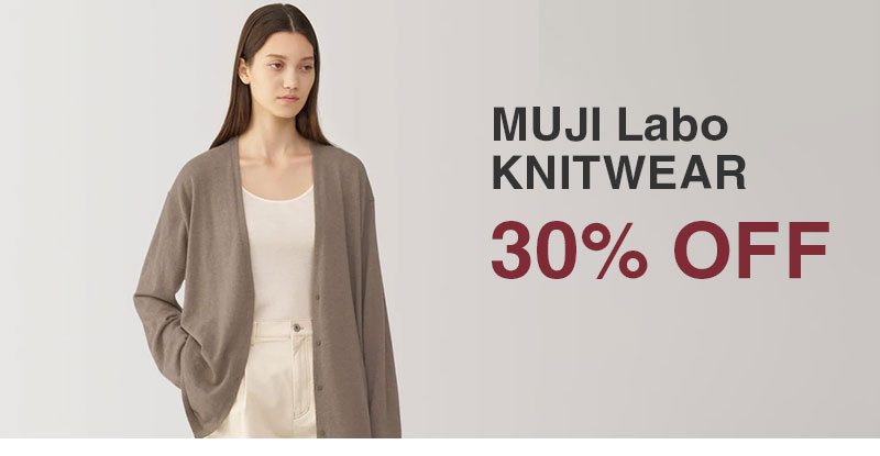 Shop 30% Off MUJI Labo Knitwear