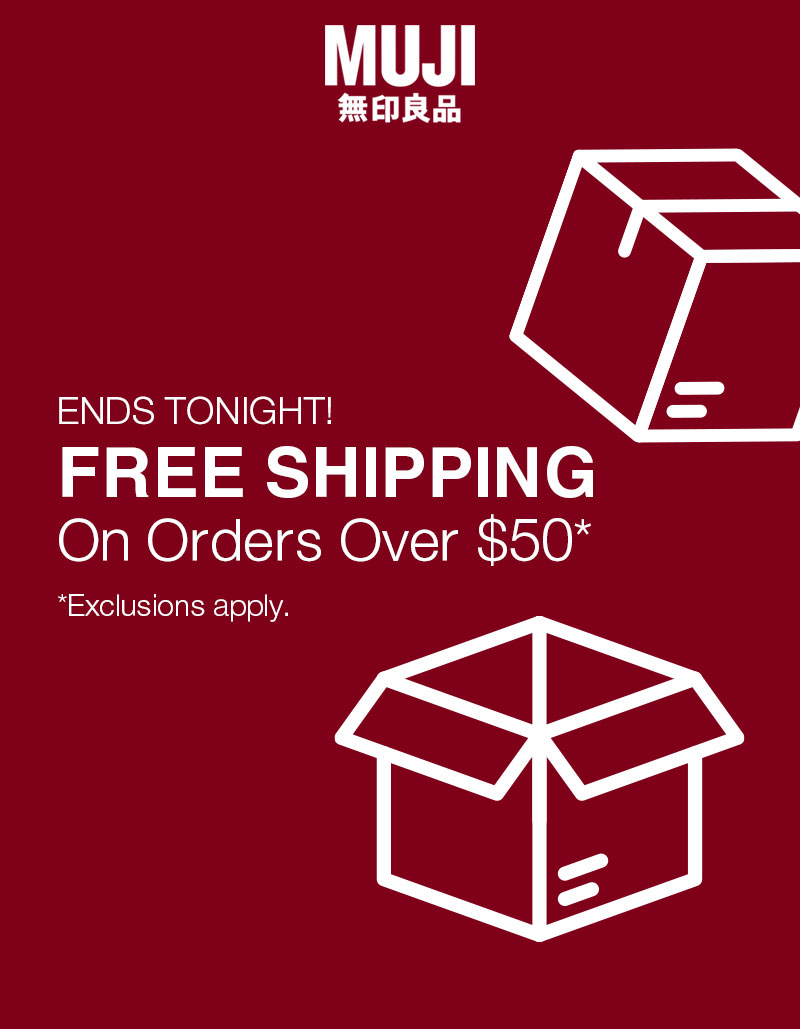 Free Shipping Over $50 Ends Tonight!