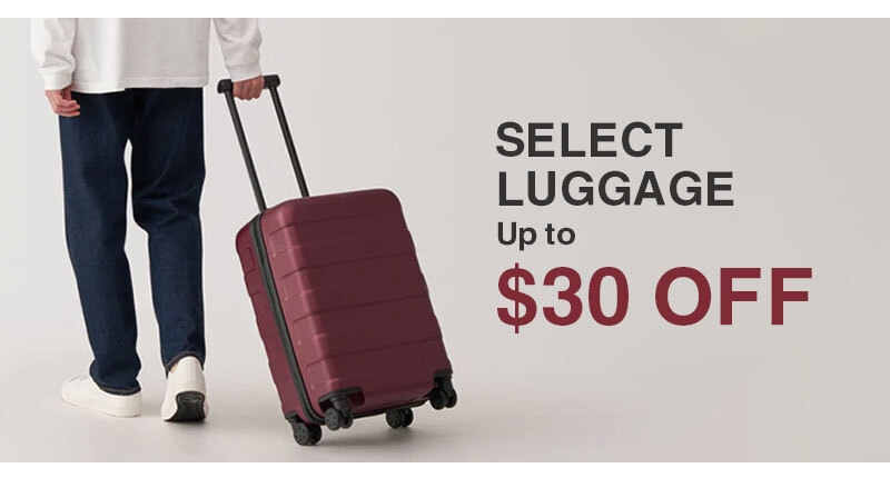 Shop Luggage Up to $30 OFF