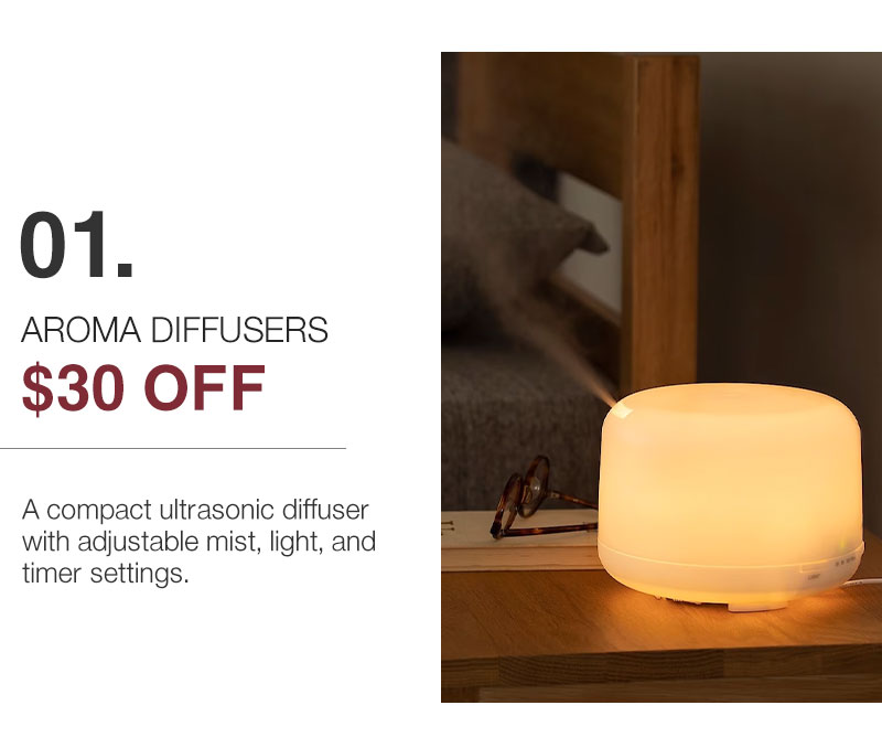 Shop $30 Off Aroma Diffusers