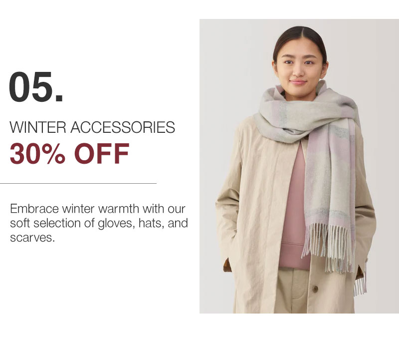 Shop 30% Off Winter Accessories