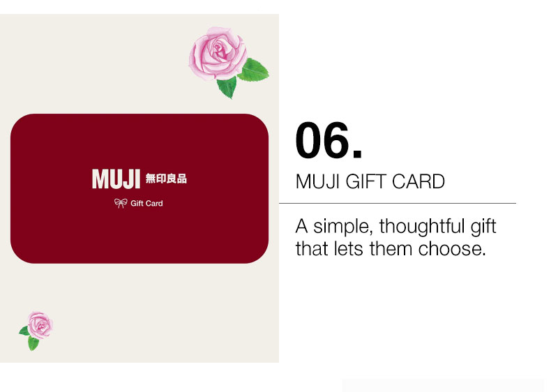 Shop MUJI Gift Card