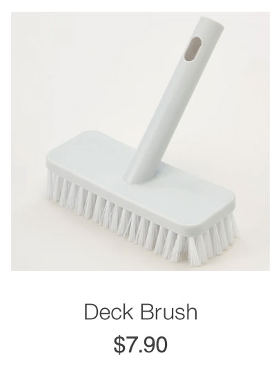 Shop Cleaning System Deck Brush