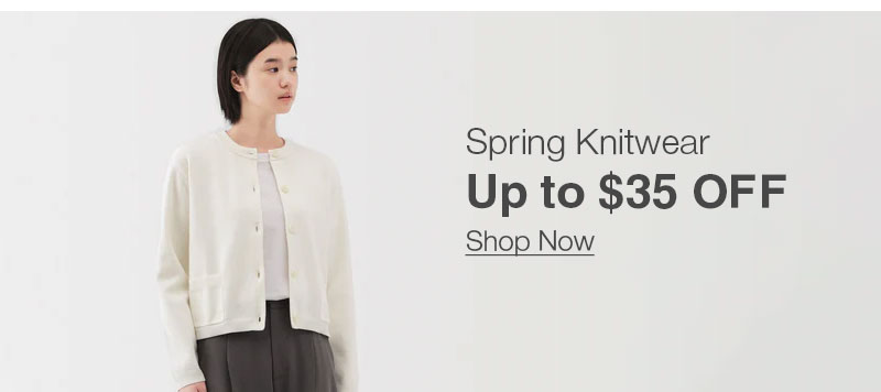 Shop Up to $35 Off Spring Knitwear