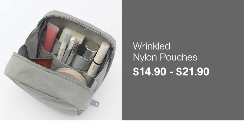 Shop Wrinkled Nylon Pouches